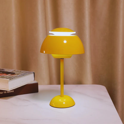 USB Touch Mushroom Table Lamp Tri-Color Dimmable LED Night Light for Bedroom