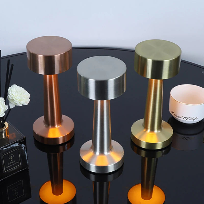 Moktan Sabai Rechargeable LED Touch Table Lamp USB Desk Light for Bedroom Bar Mood Lighting