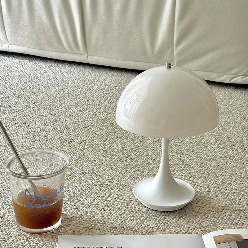 Moktan Sabai Rechargeable Dimmable LED Table Lamp Touch Control Bedside Light for Bedroom