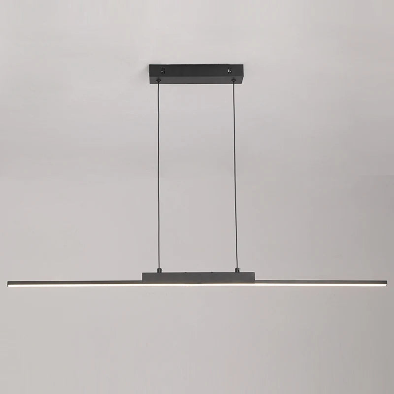 Moktan Sabai Modern Long Pendant Light – Minimalist Dining Room Chandelier for Kitchen & Living