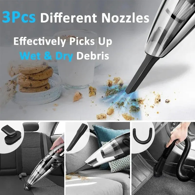 Moktan Sabai Wireless Handheld Vacuum Cleaner – Powerful Cyclone Suction for Car & Home Pet Hair