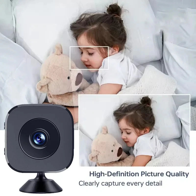 Moktan Sabai Xiaomi 8K Mini Security Camera Full Color Night Vision WiFi Motion Surveillance