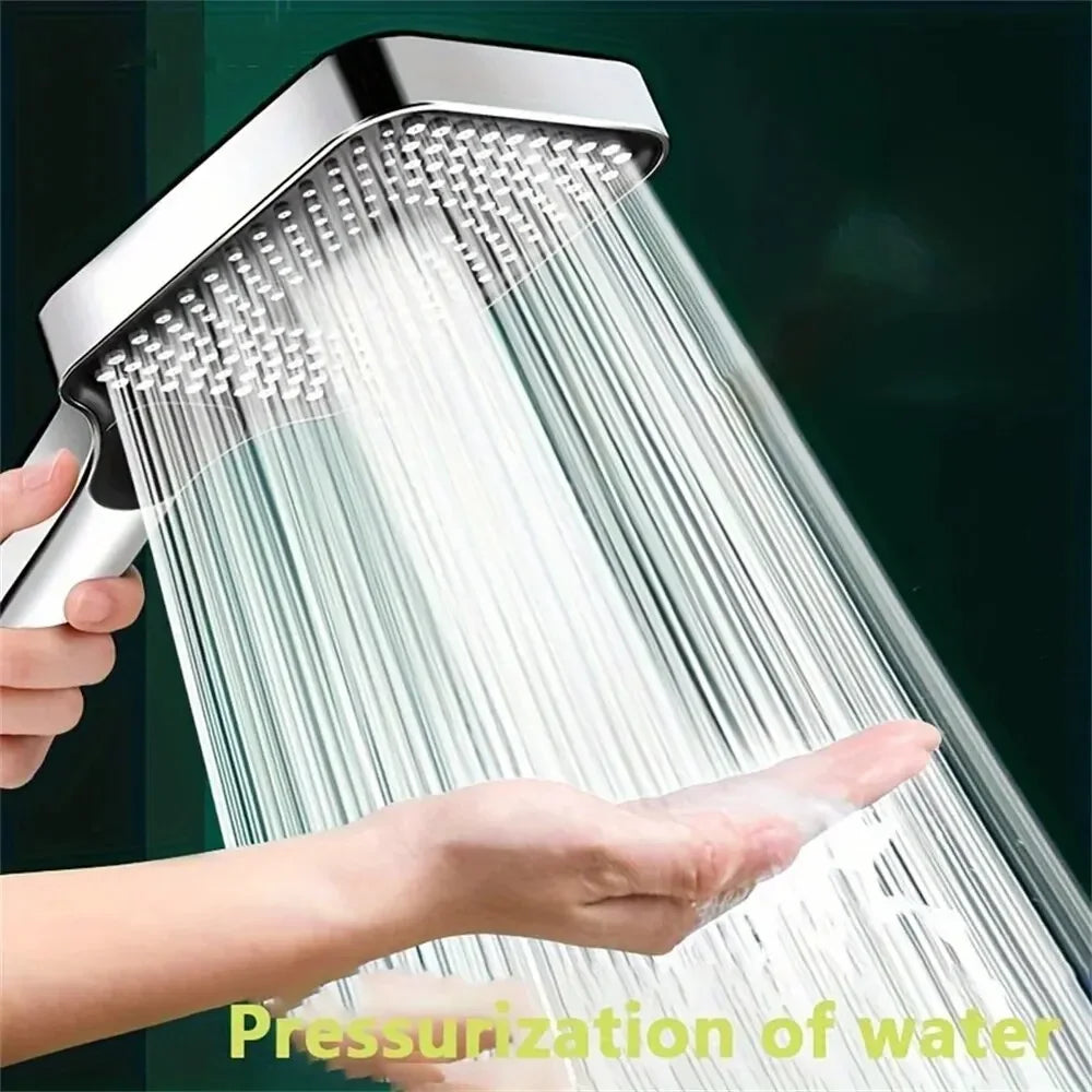 Moktan Sabai Adjustable Rainfall Shower Head 3 Mode High Pressure Water Saving Bathroom Mixer