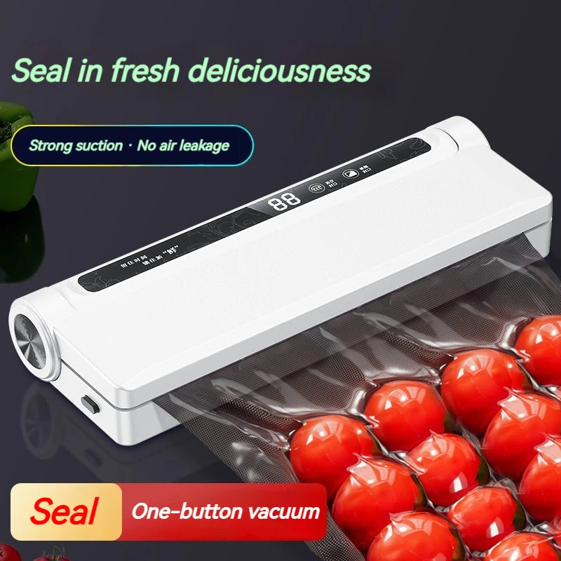 Automatic Vacuum Sealer Machine Strong Suction Food Saver No-Bag Selection Needed