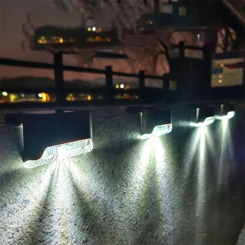 Moktan Sabai Outdoor Solar Deck Lights – Waterproof LED Fence & Step Lamps for Yard & Pathway