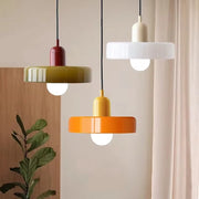 Moktan Sabai Nordic Bauhaus Glass Chandelier – Retro Dining Room Pendant Light for Living Room