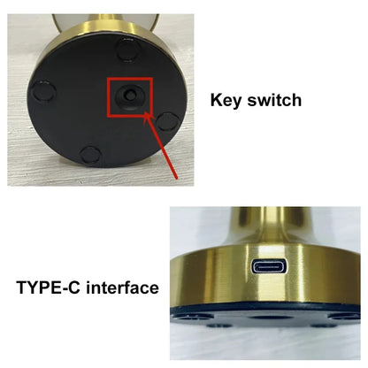 Rechargeable LED Touch Table Lamp USB Desk Light for Bedroom Bar Mood Lighting