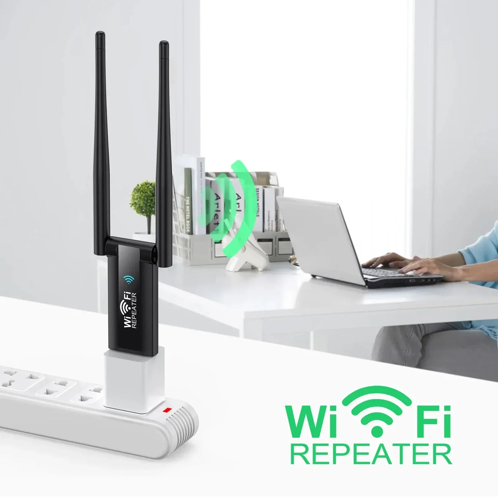 Moktan Sabai 300Mbps WiFi Extender 2.4G USB Signal Booster Long Range Repeater