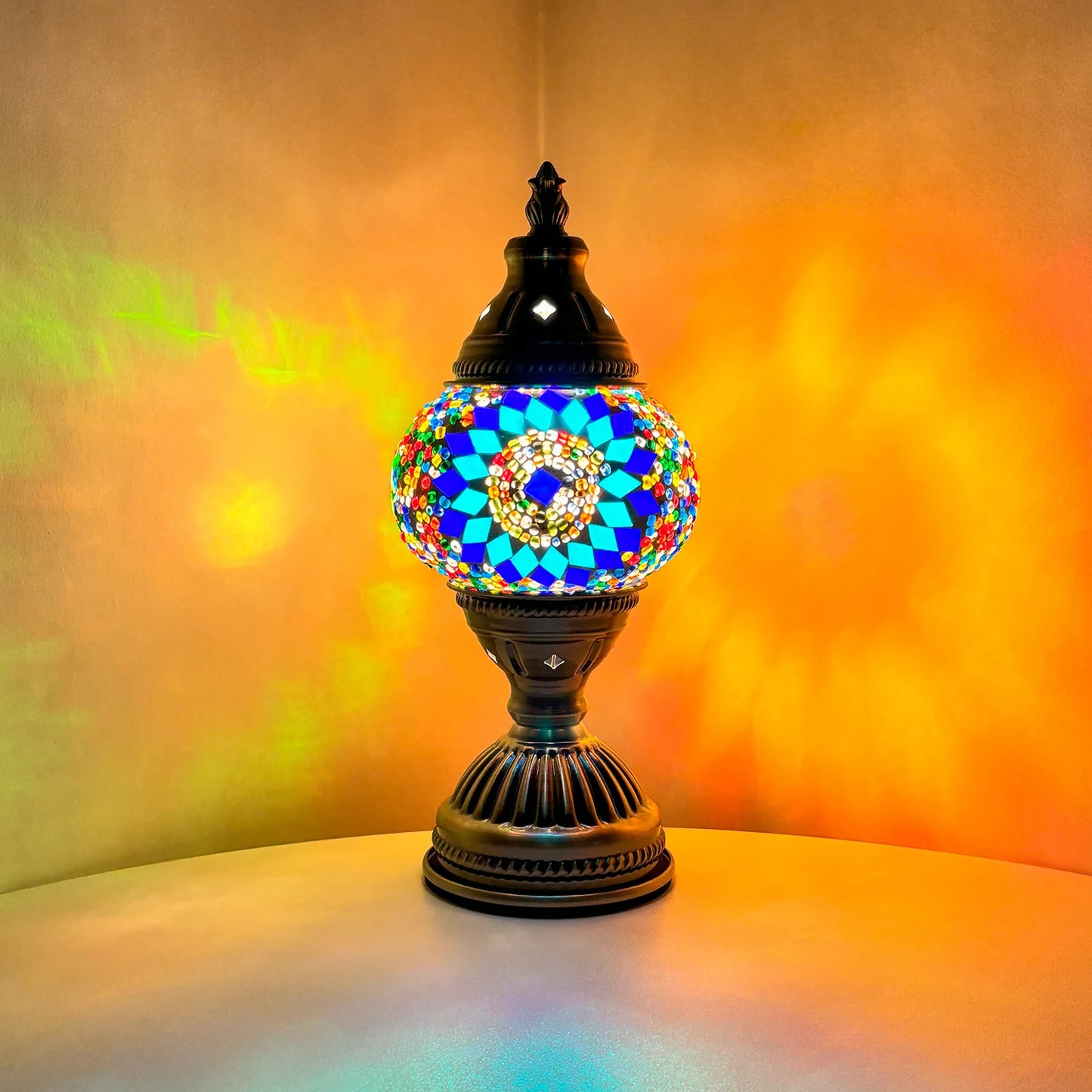 DIY Mosaic Table Lamp Kit Handmade Craft Night Light Parent Child Activity