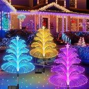 Moktan Sabai Solar Jellyfish Garden Lights Outdoor Color Changing LED Landscape Pathway Lamp Five Layer 1Pcs