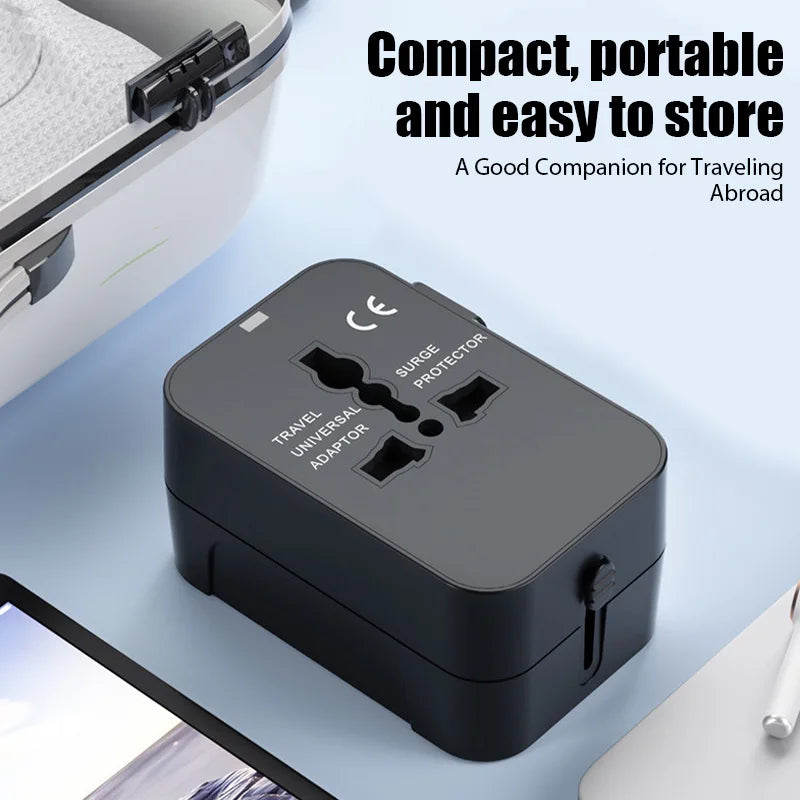 Moktan Sabai Universal Travel Adapter EU UK US AU Plug Converter Dual USB Power Charger