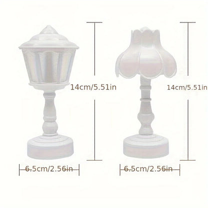 Pagoda Flower LED Table Lamp Battery Desk Night Light Modern Bedroom Decor