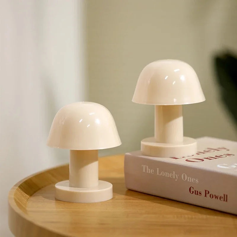 Moktan Sabai Mini Mushroom LED Night Light Battery Powered Portable Desk Lamp Home Decor Night Light
