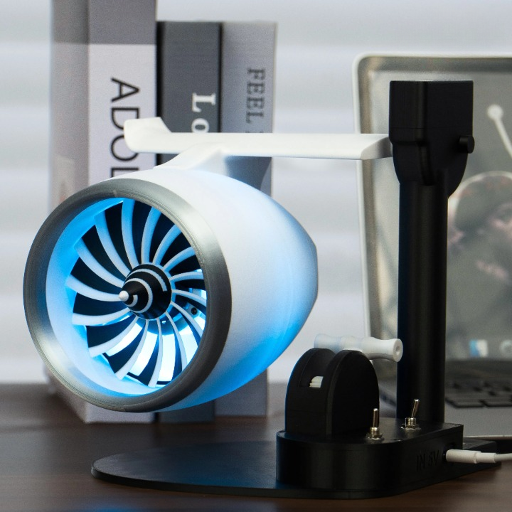 Moktan Sabai Cool Mist Humidifier with RGB Light Turbo Fan Design