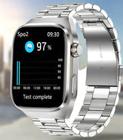 Moktan Sabai NexaPulse Smartwatch with Health Monitoring, ECG, Bluetooth Calling Silver