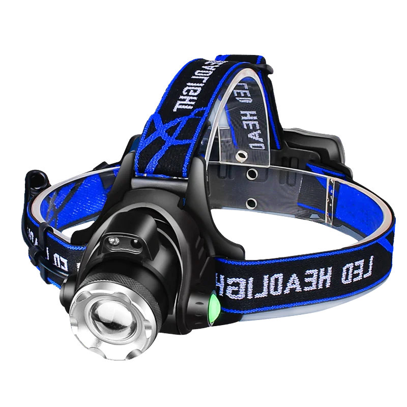 Moktan Sabai Powerful LED Headlamp Zoomable Rechargeable Waterproof for Camping Fishing New V2