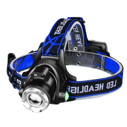 Moktan Sabai Powerful LED Headlamp Zoomable Rechargeable Waterproof for Camping Fishing