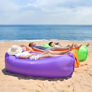 Moktan Sabai Inflatable Sofa Air Lounger Portable Camping Mat Beach Recliner Outdoor Chair
