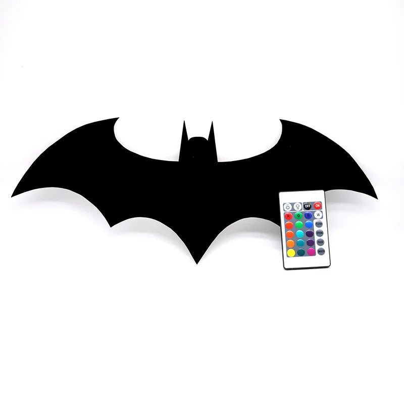 Moktan Sabai ZK50 Color Changing LED Night Light Bat Wing Wall Lamp Remote Bedside Ambient Light