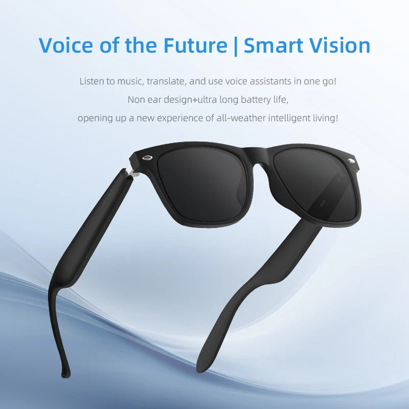 Moktan Sabai AI Smart Glasses Bluetooth Translation Sunglasses Call Headphones UV Protection