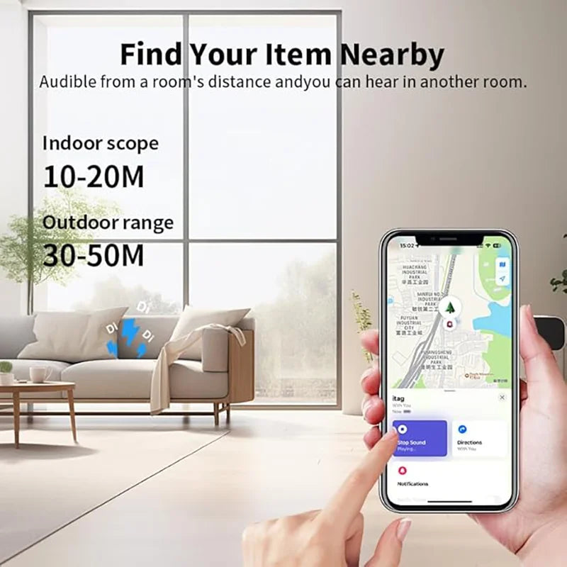 Moktan Sabai 4 Pack Bluetooth GPS Tracker Smart Tag for Luggage Backpack Find My App