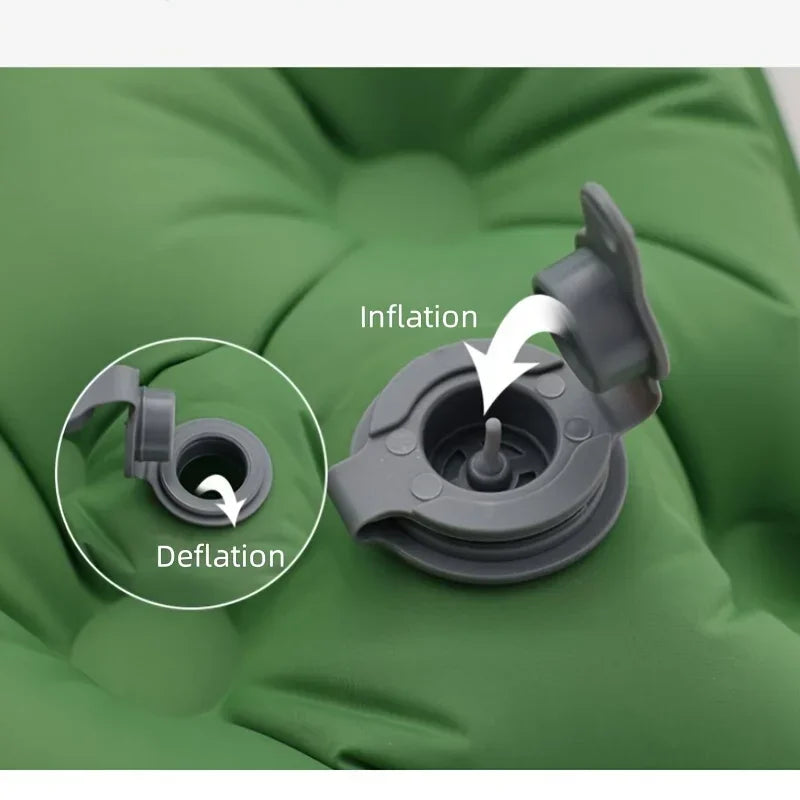 Moktan Sabai Outdoor Double Inflatable Mattress Extra Wide Camping Sleeping Pad Ultralight Bed