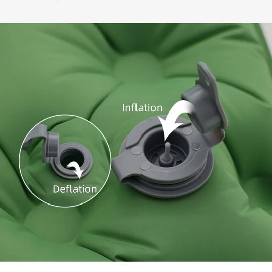 Moktan Sabai Outdoor Double Inflatable Mattress Extra Wide Camping Sleeping Pad Ultralight Bed