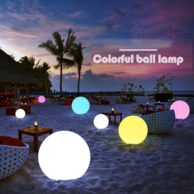 Moktan Sabai Solar LED Garden Ball Lights Outdoor RGB Floating Pool Lawn Decorative Lamp
