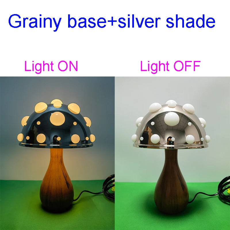Moktan Sabai Amanita | Mushroom LED Lamp with Warm Light | USB Desk Night Light for Cozy Bedroom Decor