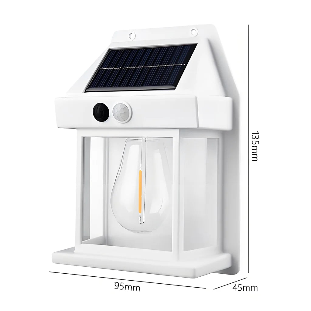 Moktan Sabai Powerful Solar Wall Light – Waterproof LED Fence Lamp with Light Sensor Outdoor
