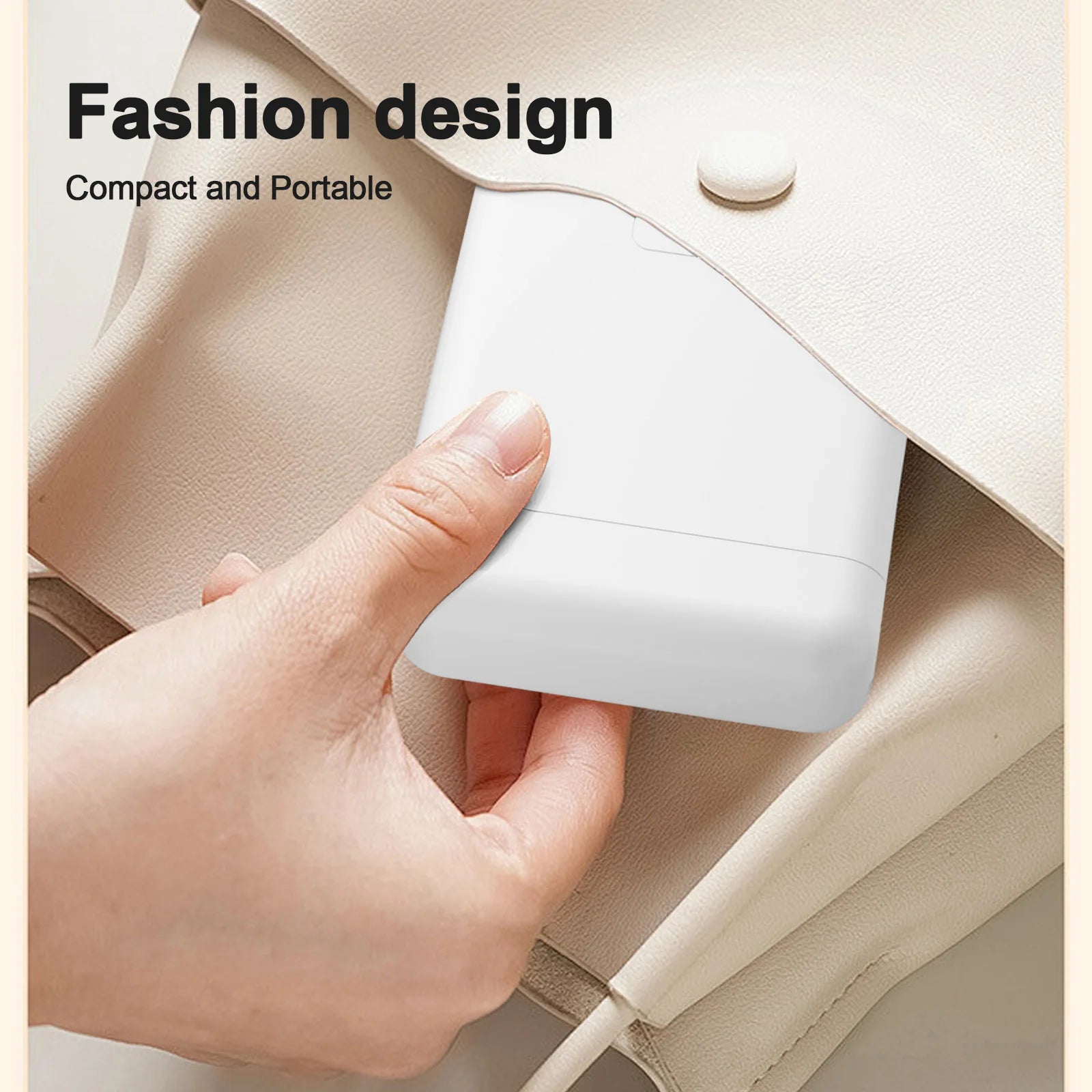 Moktan Sabai Portable Thermal Label Maker Mini Sticker Printer for Home School Office Organizing