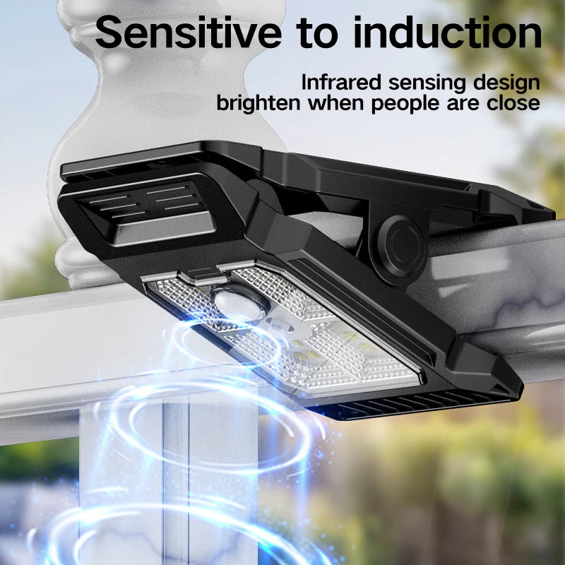 Moktan Sabai Solar Motion Sensor Garden Light | Outdoor Clip On LED Courtyard Lawn Lamp