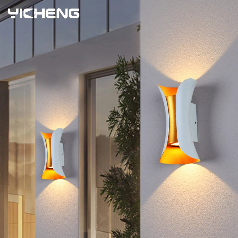 Moktan Sabai IP65 LED Outdoor Wall Light – 6W/10W Waterproof Aluminum Sconce for Porch Garden