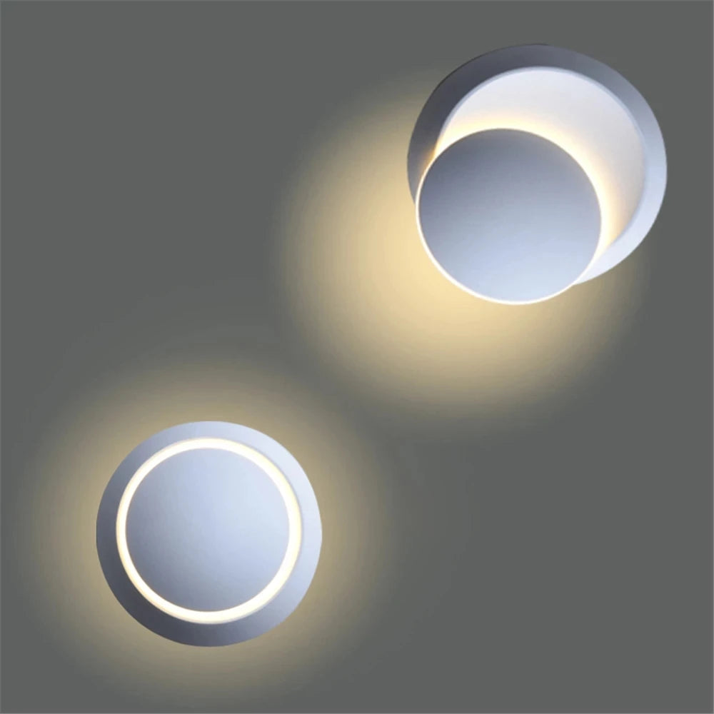 Moktan Sabai Rotatable LED Wall Light – Modern Aluminum Indoor Lamp for Bedroom & Living Room
