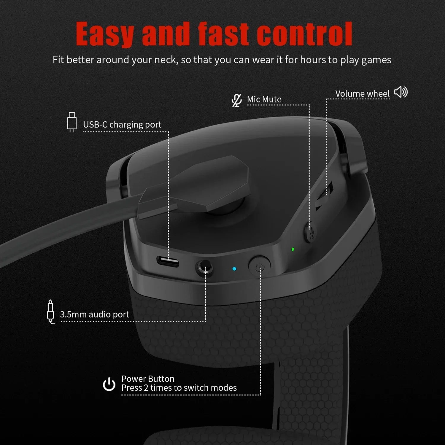 Moktan Sabai NUBWO G06 Wireless Gaming Headset Bluetooth 5.3 PS5 PC Noise Cancelling