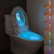 Moktan Sabai Motion Sensor Toilet Night Light RGB LED Bowl Light Rechargeable Bathroom Decor Lamp