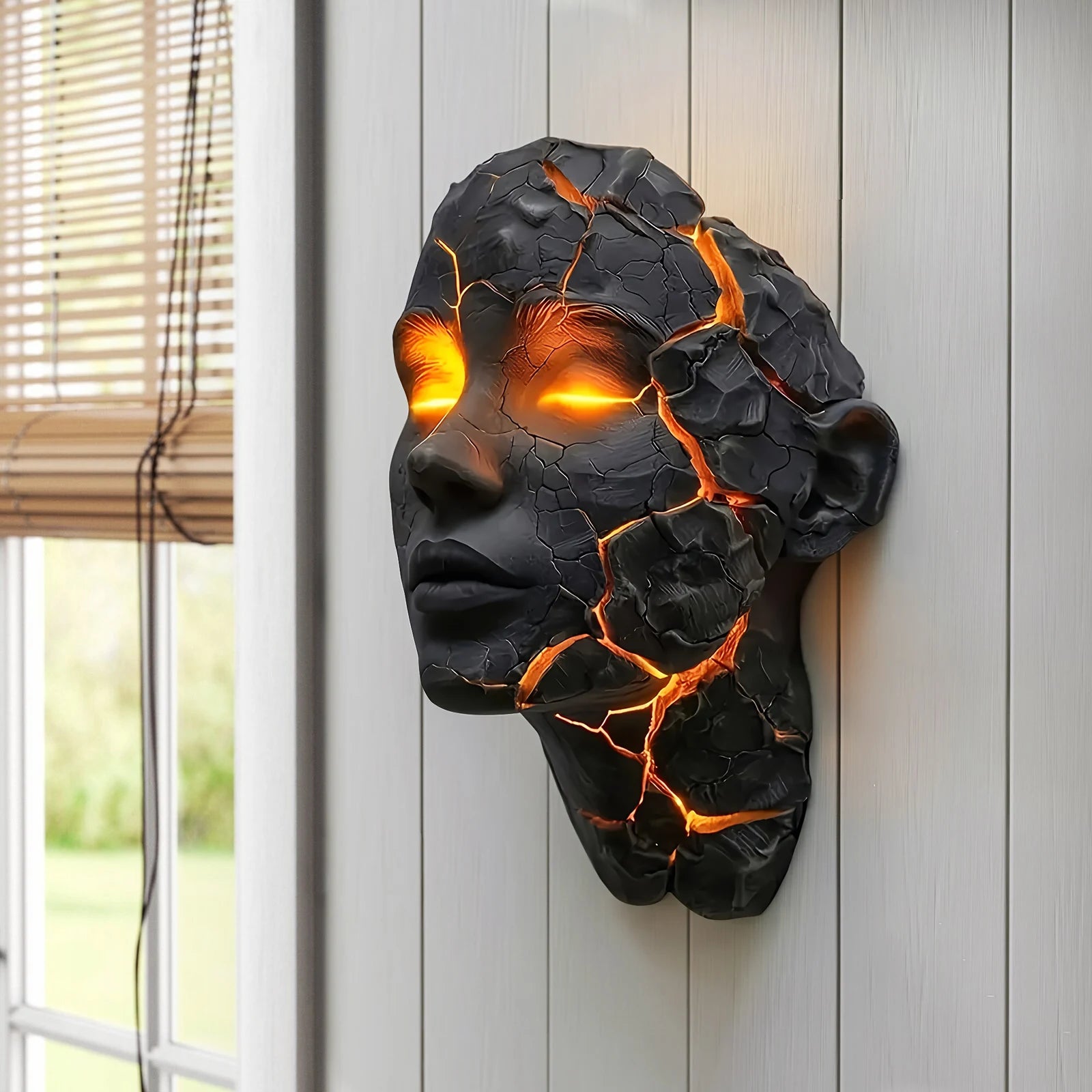 Moktan Sabai Halloween LED Broken Soul Wall Lamp Night Light Bathroom Reading Studying Hallway
