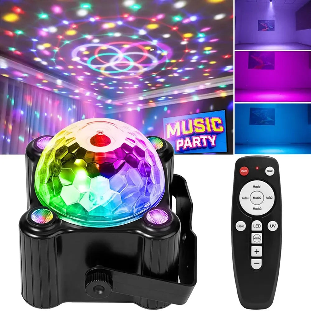 Moktan Sabai Colorful LED DJ Stage Light Home KTV Party Beam Frequency Music Ambient Lamp