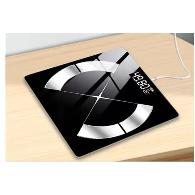 Moktan Sabai Smart Digital Scale with LED Display – USB Rechargeable Electronic Home Device
