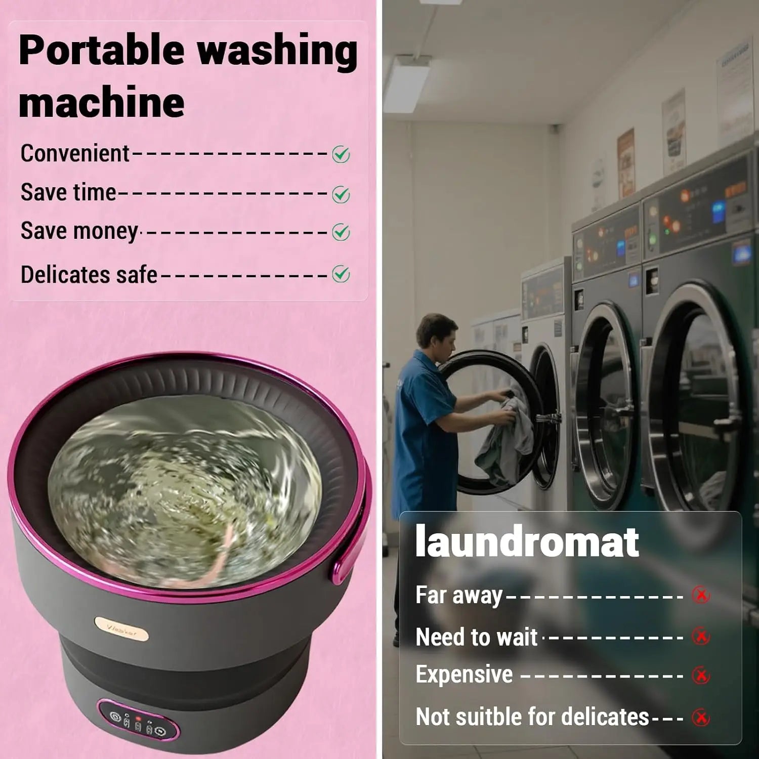 Moktan Sabai Portable 13L Mini Washing Machine Foldable with Spin Basket 4 Modes for Baby Clothes