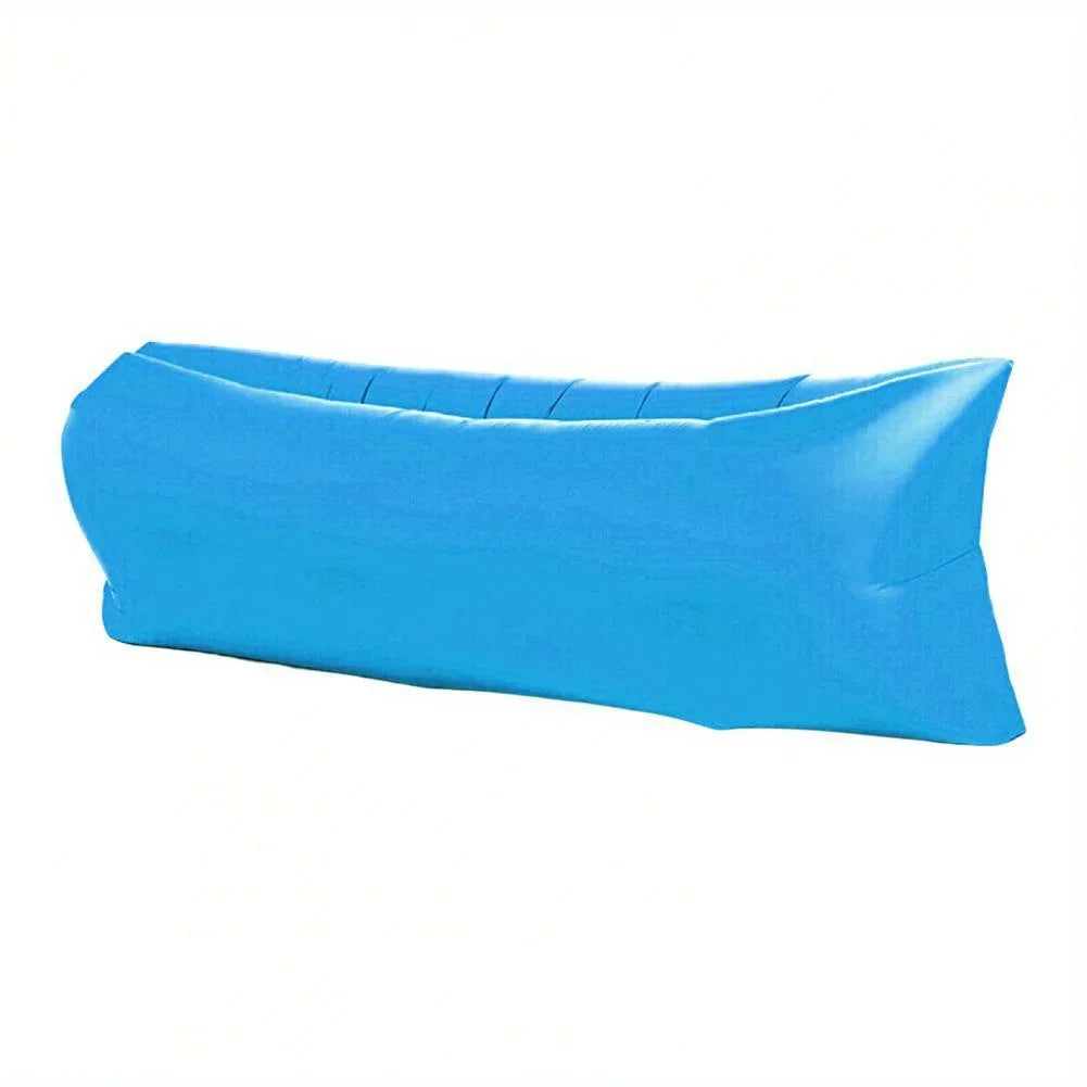 Moktan Sabai Inflatable Sofa Air Lounger Portable Camping Mat Beach Recliner Outdoor Chair Blue