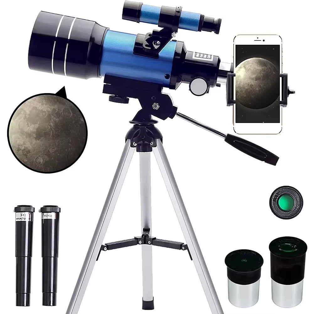 Moktan Sabai 150X HD Astronomical Telescope with Night Vision Long Range Star Moon Viewing Scope SJJ
