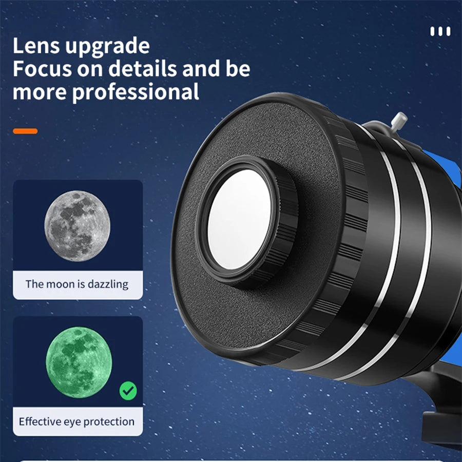 Moktan Sabai 150X HD Astronomical Telescope with Night Vision Long Range Star Moon Viewing Scope