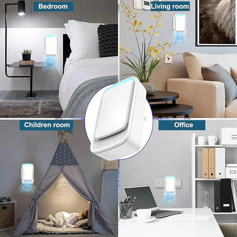 Moktan Sabai Portable Mini Air Purifier Negative Ionizer for Home Office Pets Odor Smoke