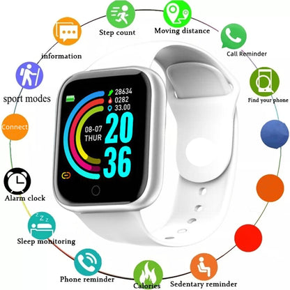 Smartwatch for Men & Women with Fitness Tracker, Messages & Heart Rate Monitor