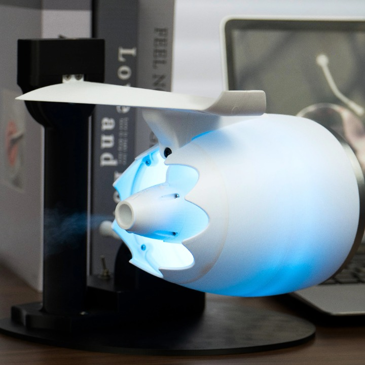 Moktan Sabai Cool Mist Humidifier with RGB Light Turbo Fan Design