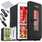 Moktan Sabai 15L Portable Mini Fridge Thermoelectric Cooler Warmer for Bedroom Office Car Use Black