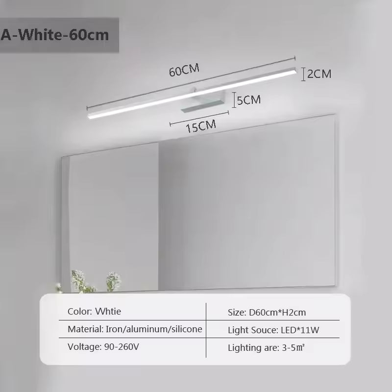 Moktan Sabai Brass LED Picture Light 12"-60" 2700K Modern Art Wall Lamp