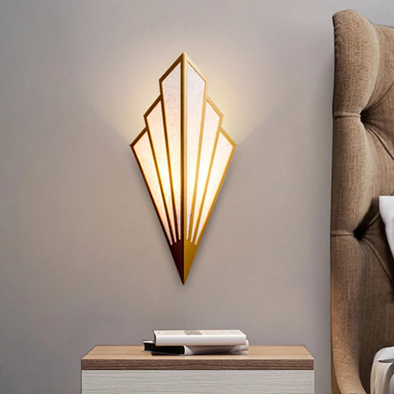 Moktan Sabai Nordic LED Iron Wall Lamp Modern Bedside Wall Light Living Room Bedroom Decor