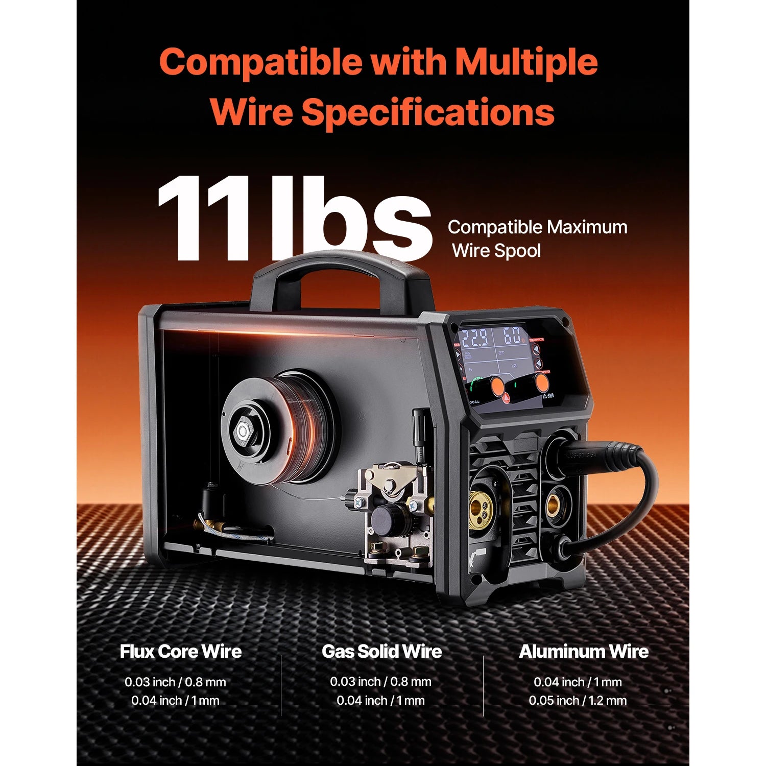 Moktan Sabai SucceBuy 5-in-1 MIG Welder 200Amp Multi-Process MIG TIG Stick Welding Machine LCD